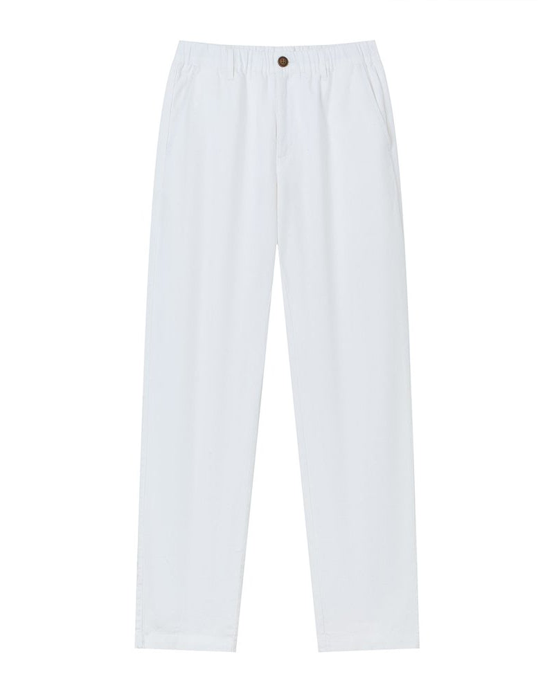 Men's Slim Taper Linen Cotton Khakis - Image 3