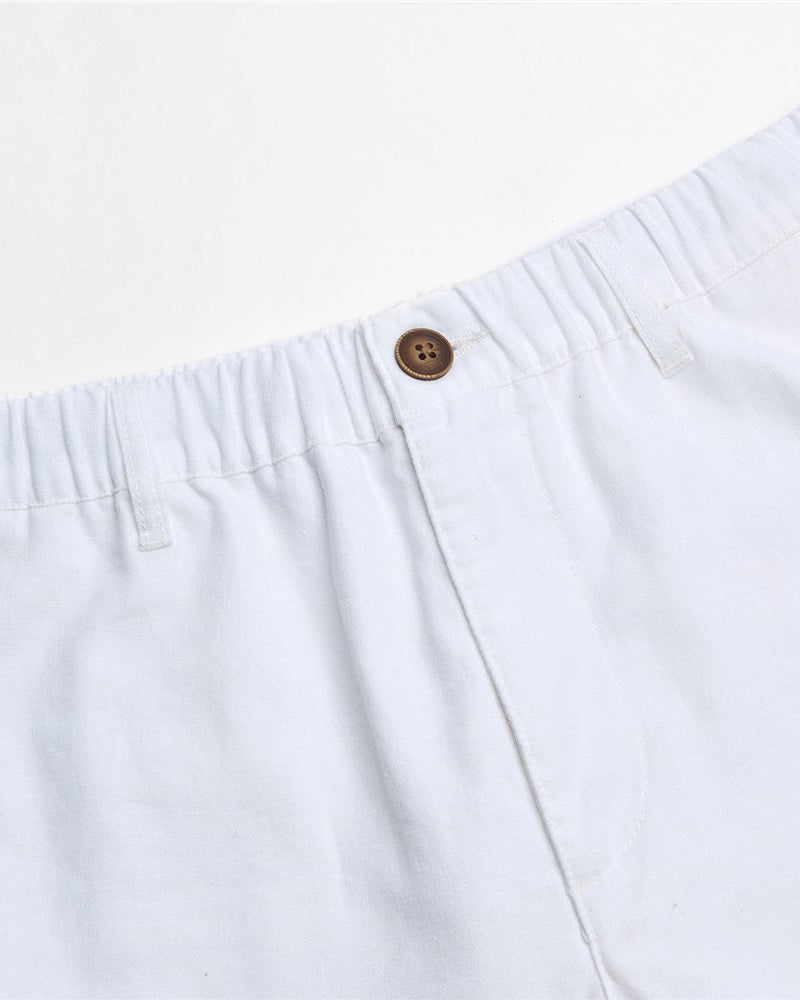 Men's Slim Taper Linen Cotton Khakis - Image 5