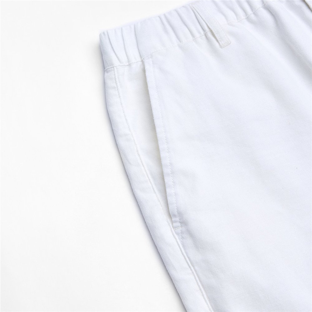 Men's Slim Taper Linen Cotton Khakis - Image 6