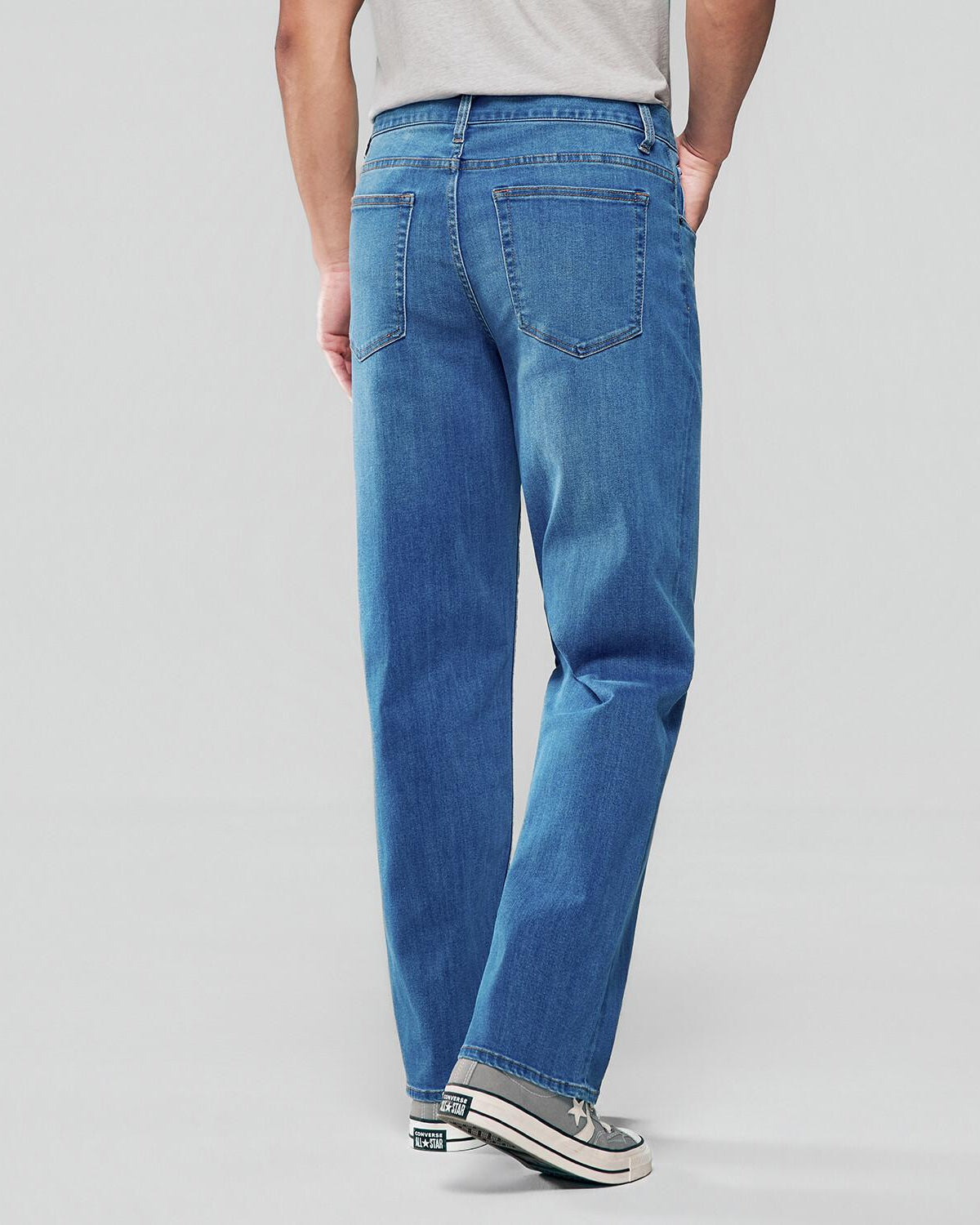 Men's Mid Rise Straight Jeans - Image 5