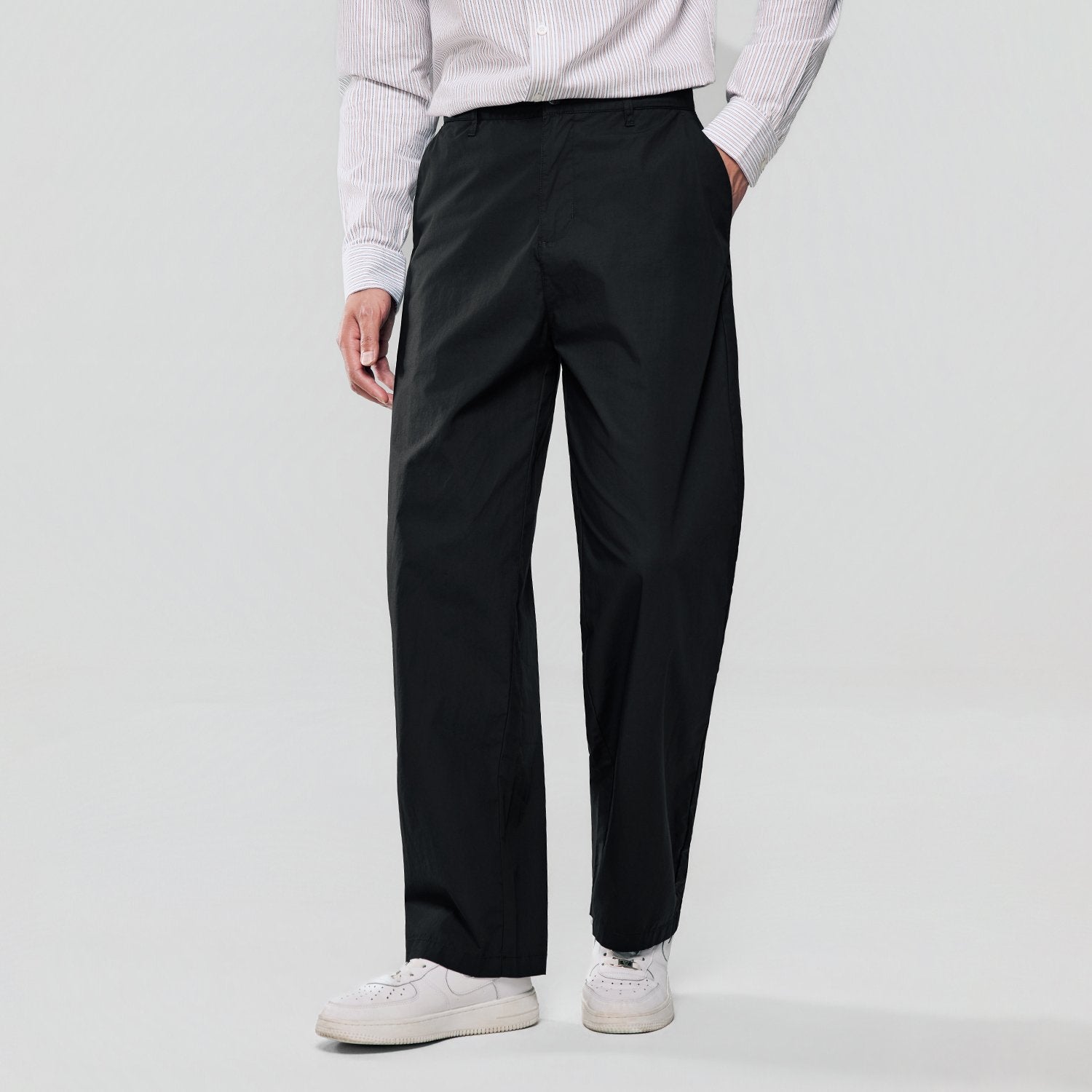 Men'S Mid Rise Loose Straight Khakis - Image 2