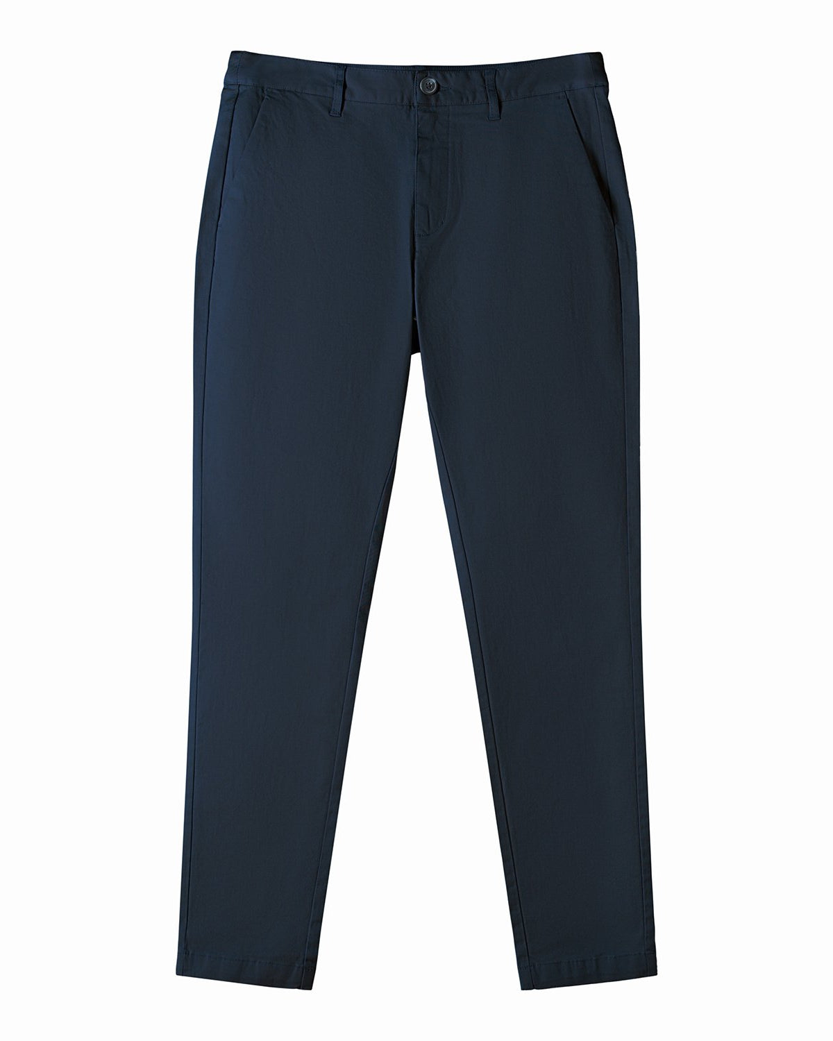 Men's Twill Mid Rise Regular Taper Khakis - Image 4