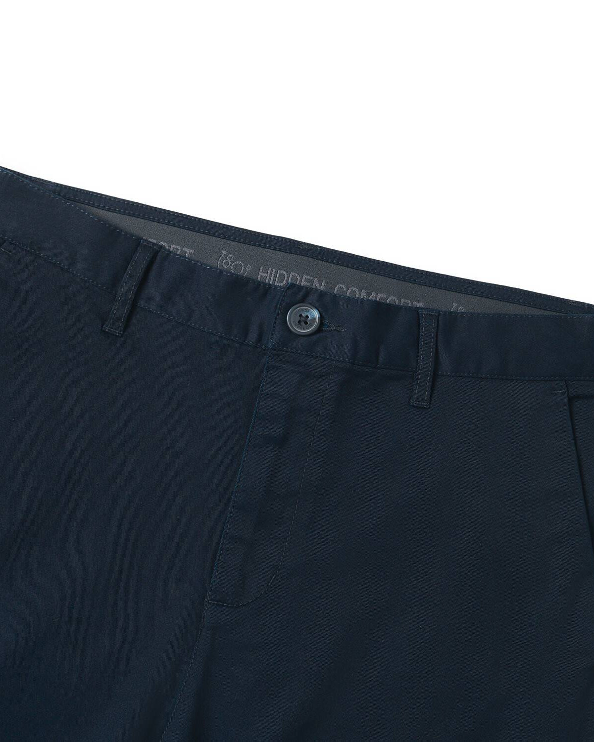 Men's Twill Mid Rise Regular Taper Khakis - Image 6