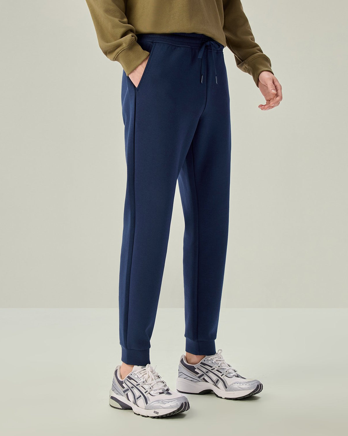 Men's Slim Tapered Air Double Knit Joggers - Image 2