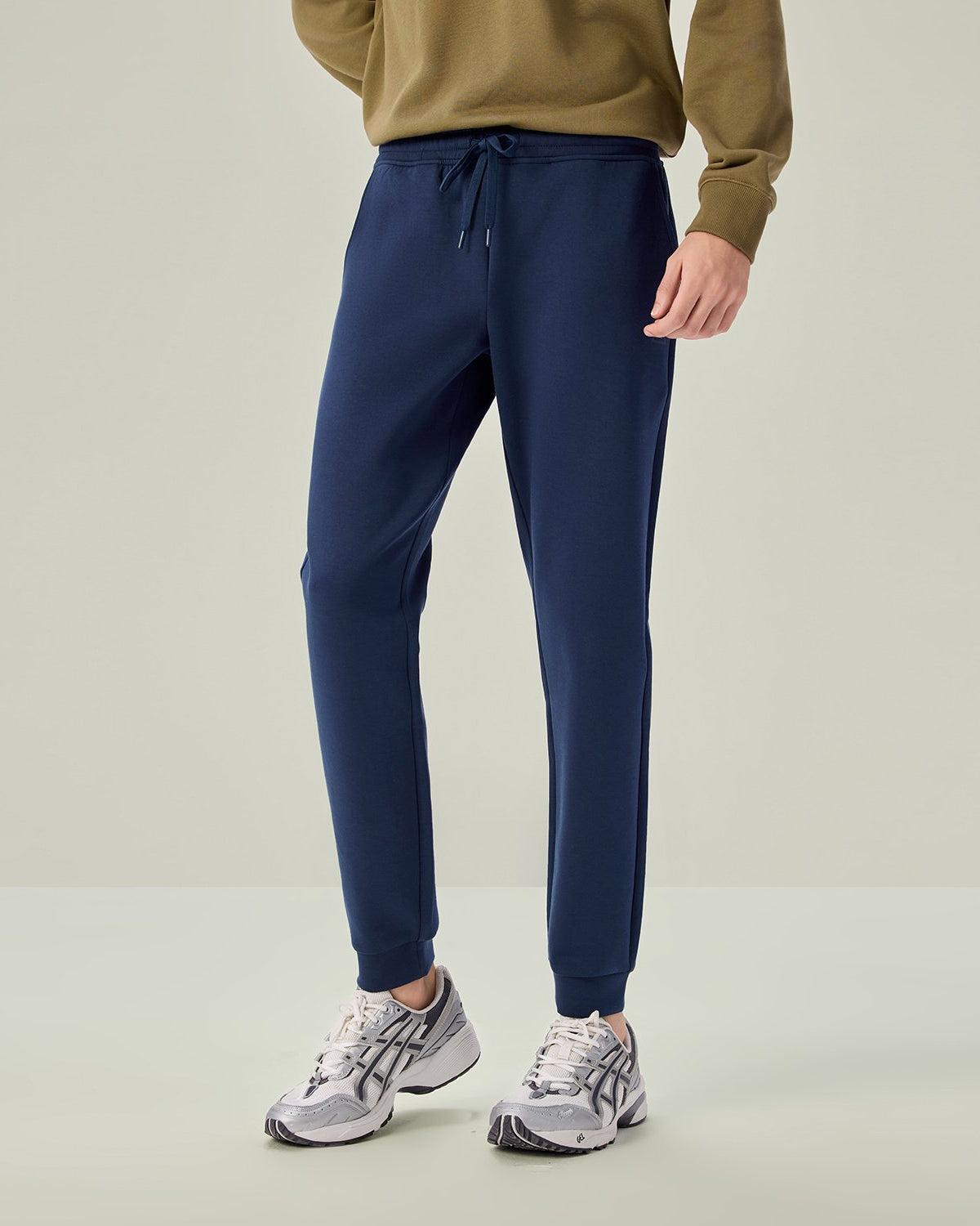 Men's Slim Tapered Air Double Knit Joggers - Image 4