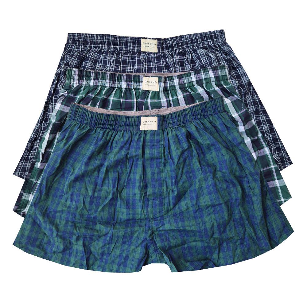 Men's Cotton Poplin Boxers - 3 Pack - Image 1