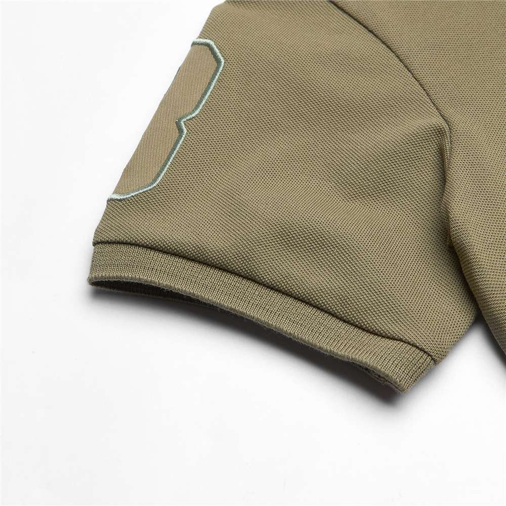 Junior's Slim Fit Lion Embroidered Cotton Polo - Image 8
