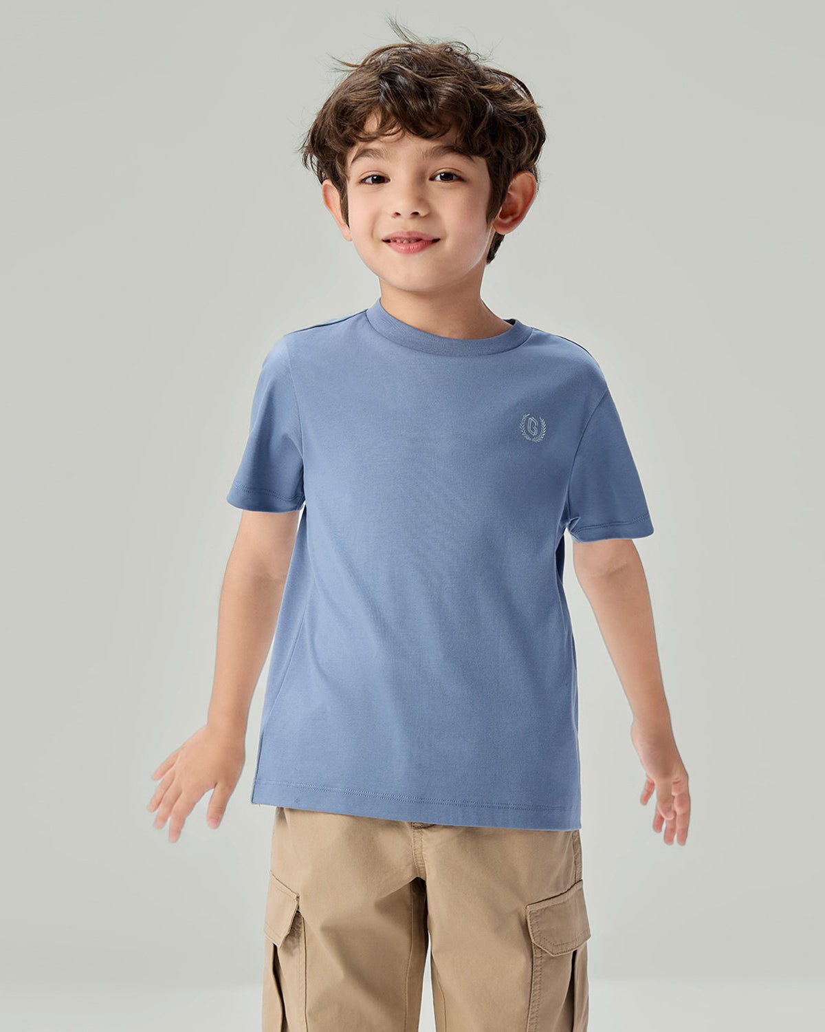 Junior's Liquid touch Regular Embroidery Tee - Image 2