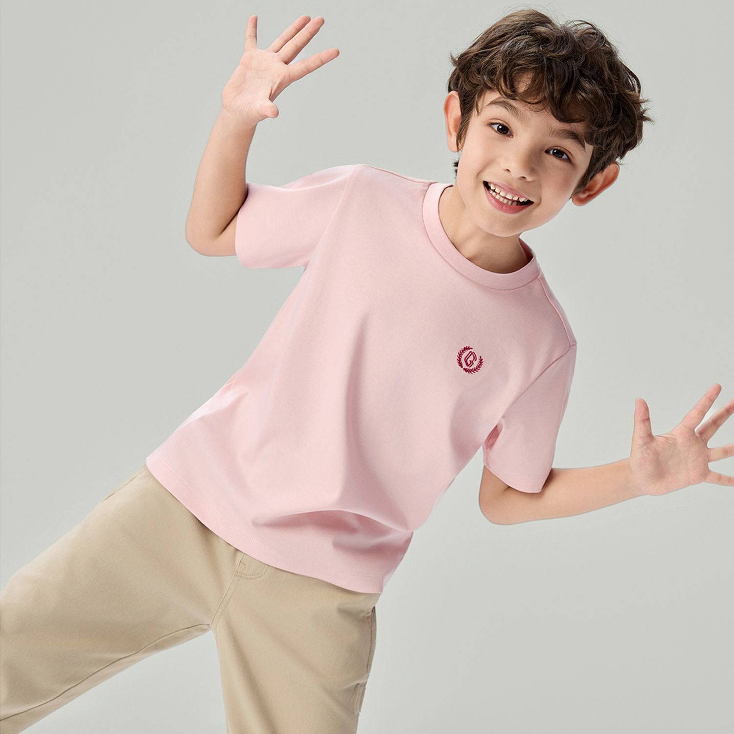 Junior's Liquid touch Regular Embroidery Tee - Image 2