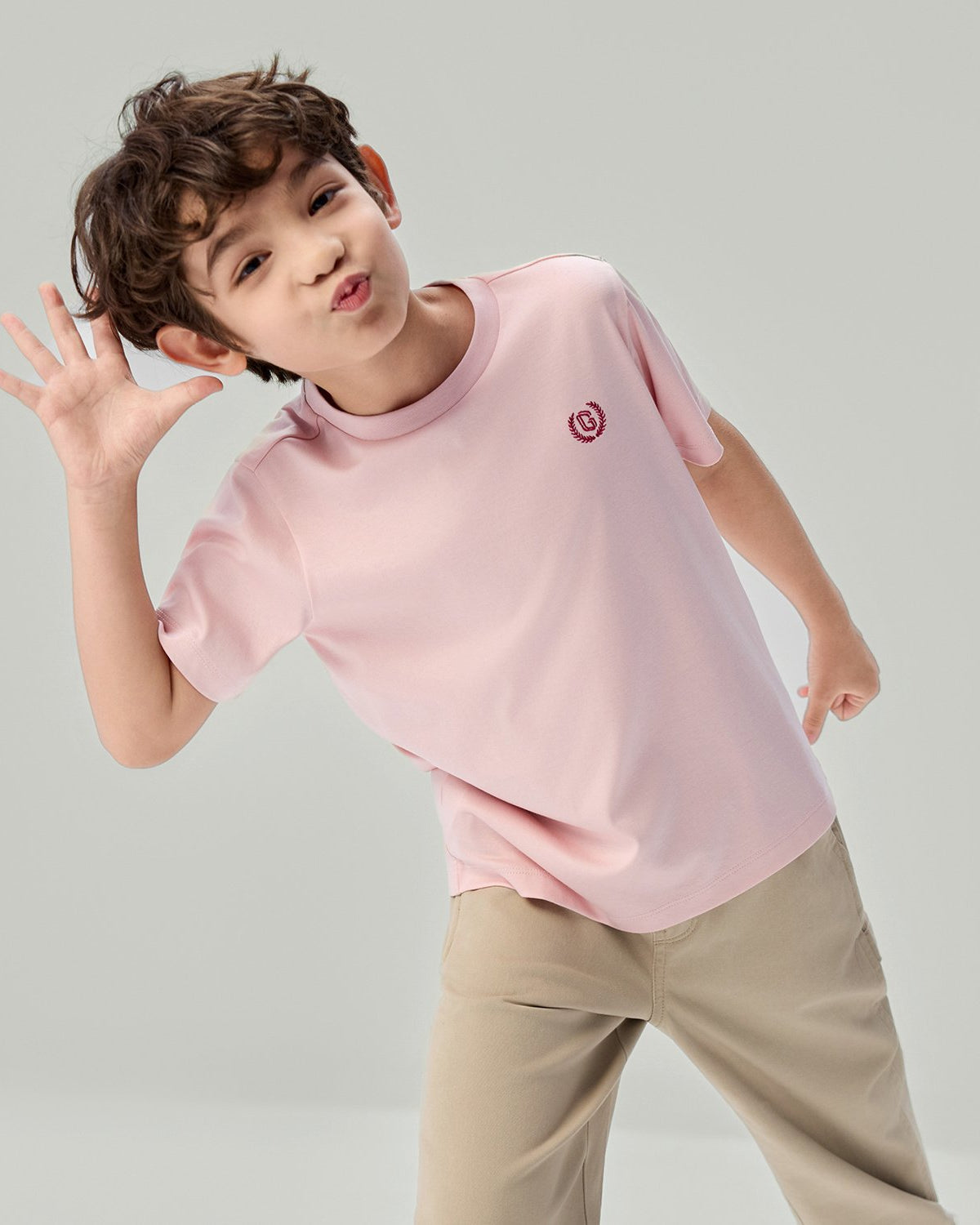 Junior's Liquid touch Regular Embroidery Tee - Image 3