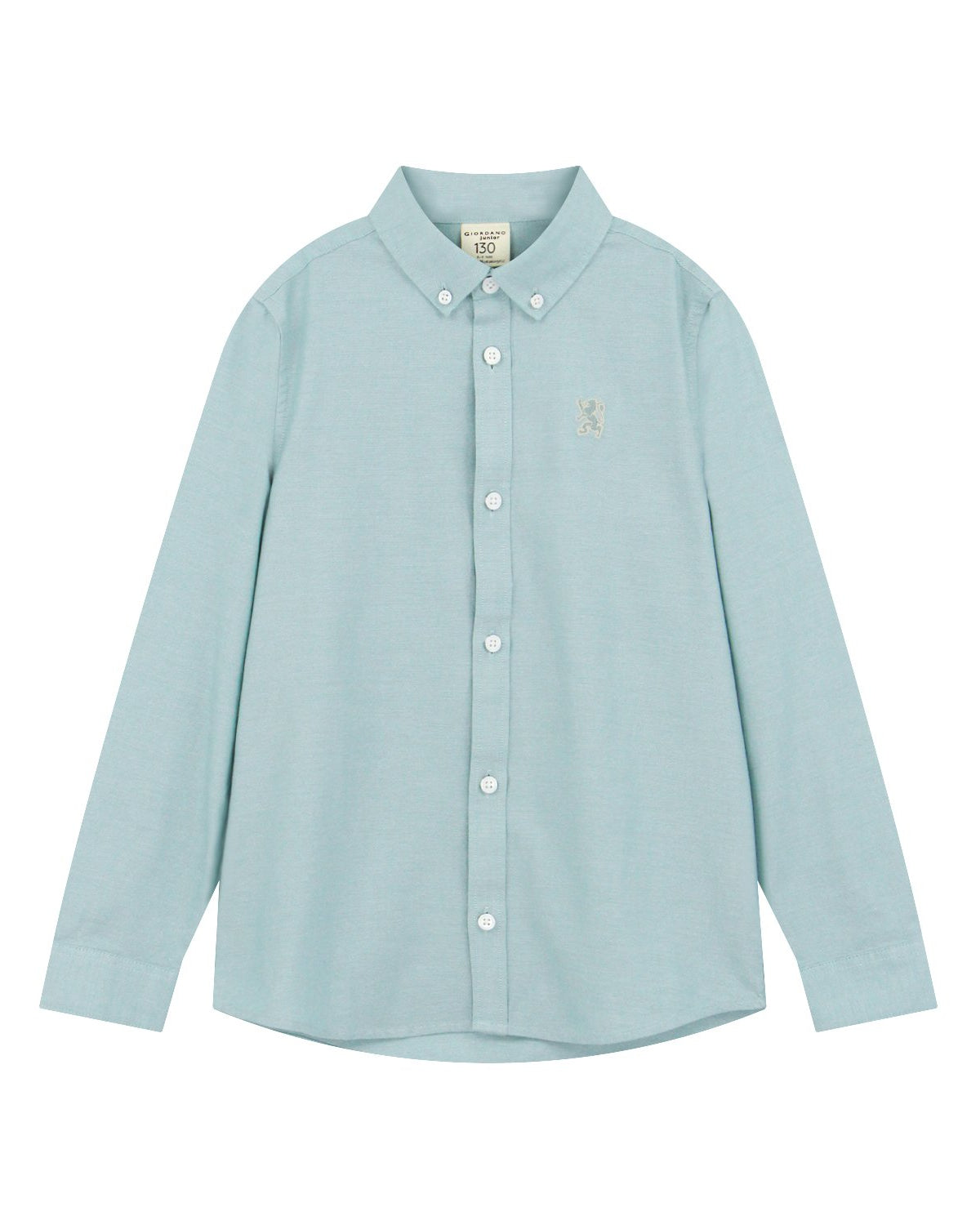 Junior's Regular Fit Embroidered Oxford Shirt - Image 1