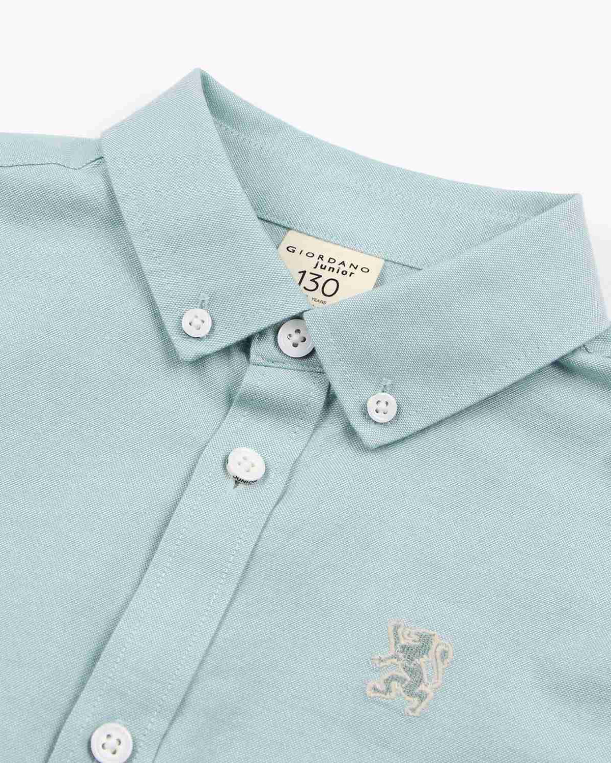 Junior's Regular Fit Embroidered Oxford Shirt - Image 3