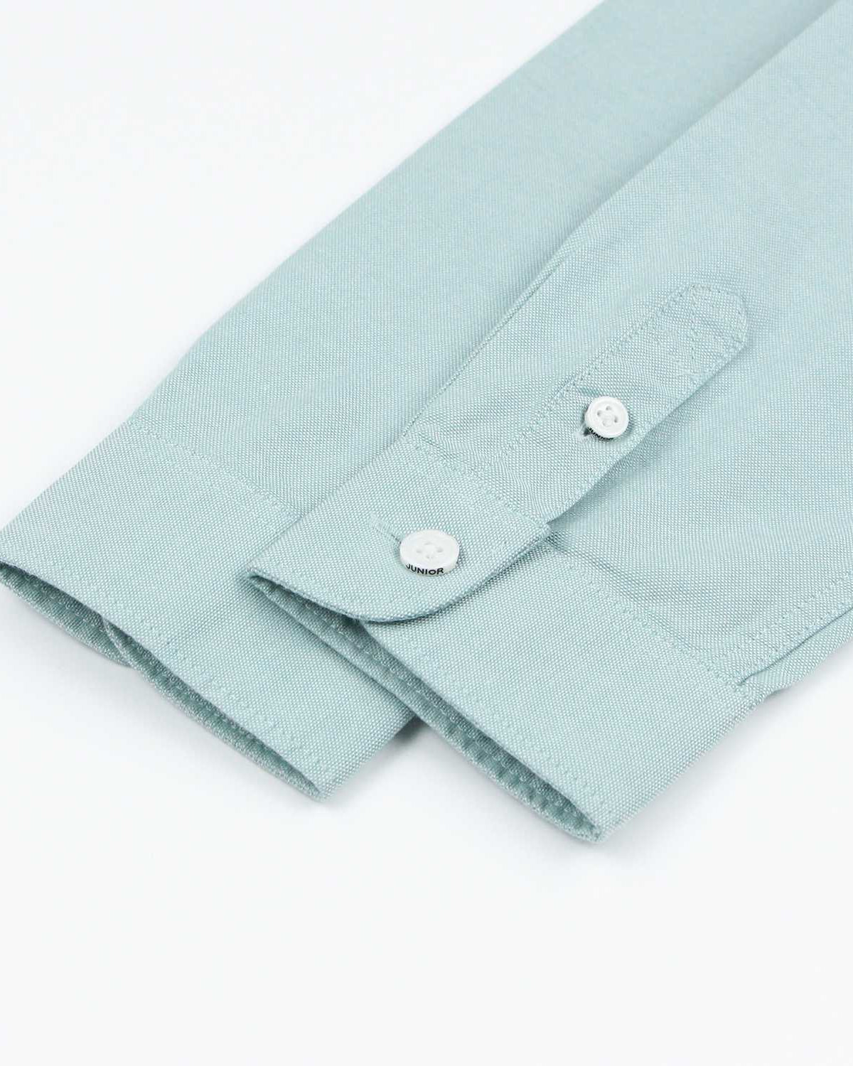 Junior's Regular Fit Embroidered Oxford Shirt - Image 5