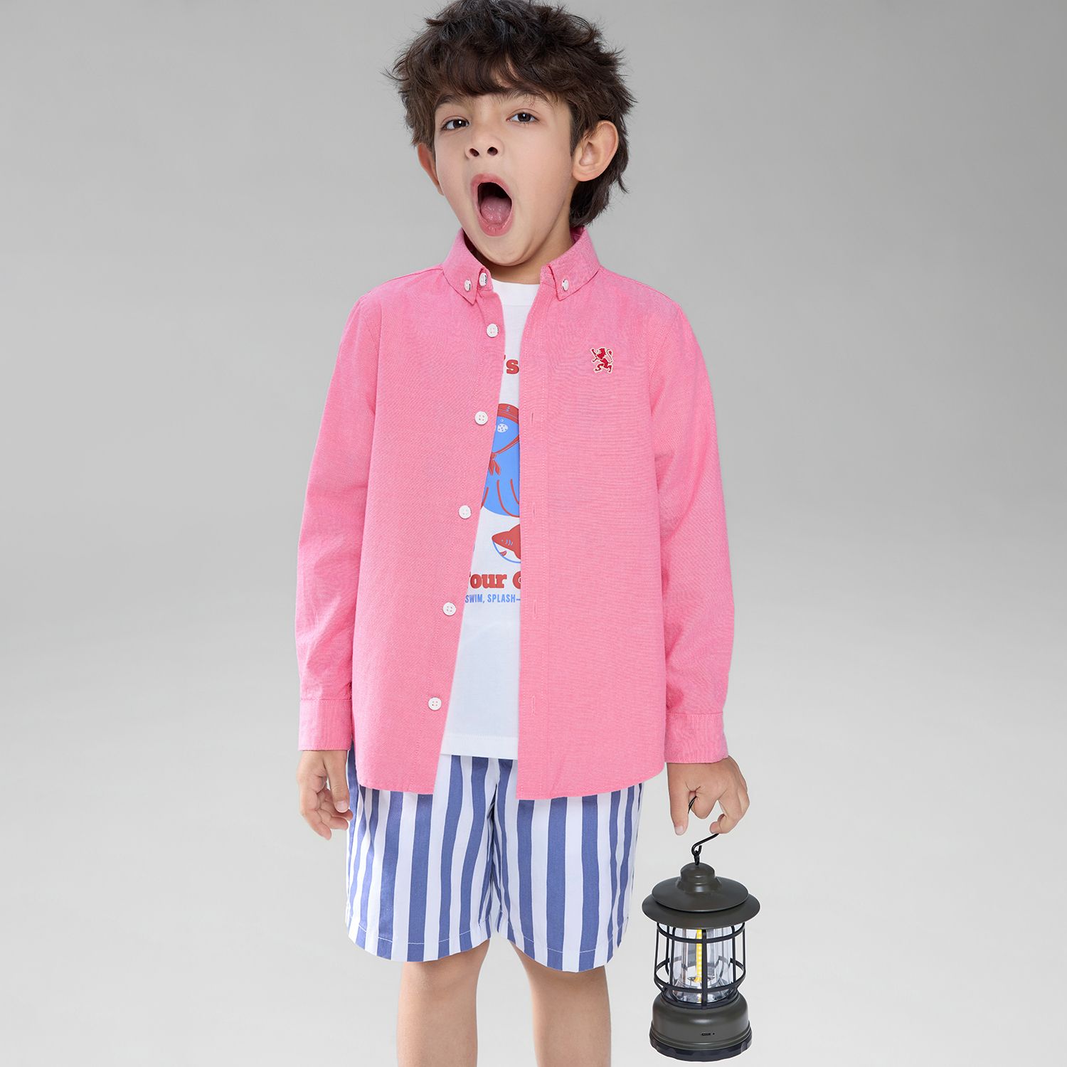 Junior's Regular Fit Embroidered Oxford Shirt - Image 4