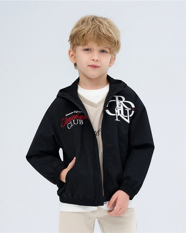 Junior's Long Sleeve Relax Print Hoodie - Image 1