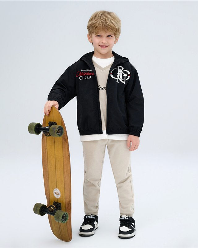 Junior's Long Sleeve Relax Print Hoodie - Image 5