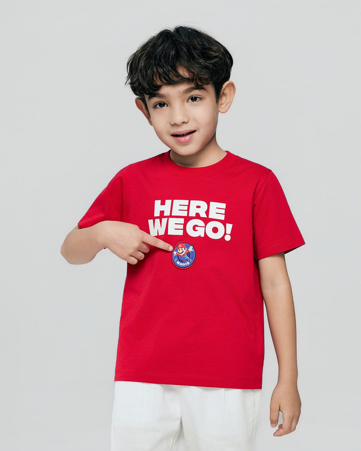 Junior Super Mario Regular PrintTee - Image 1