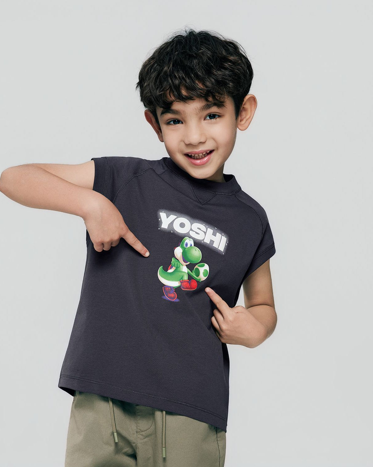 Junior Super Mario Relaxed PrintTee - Image 1