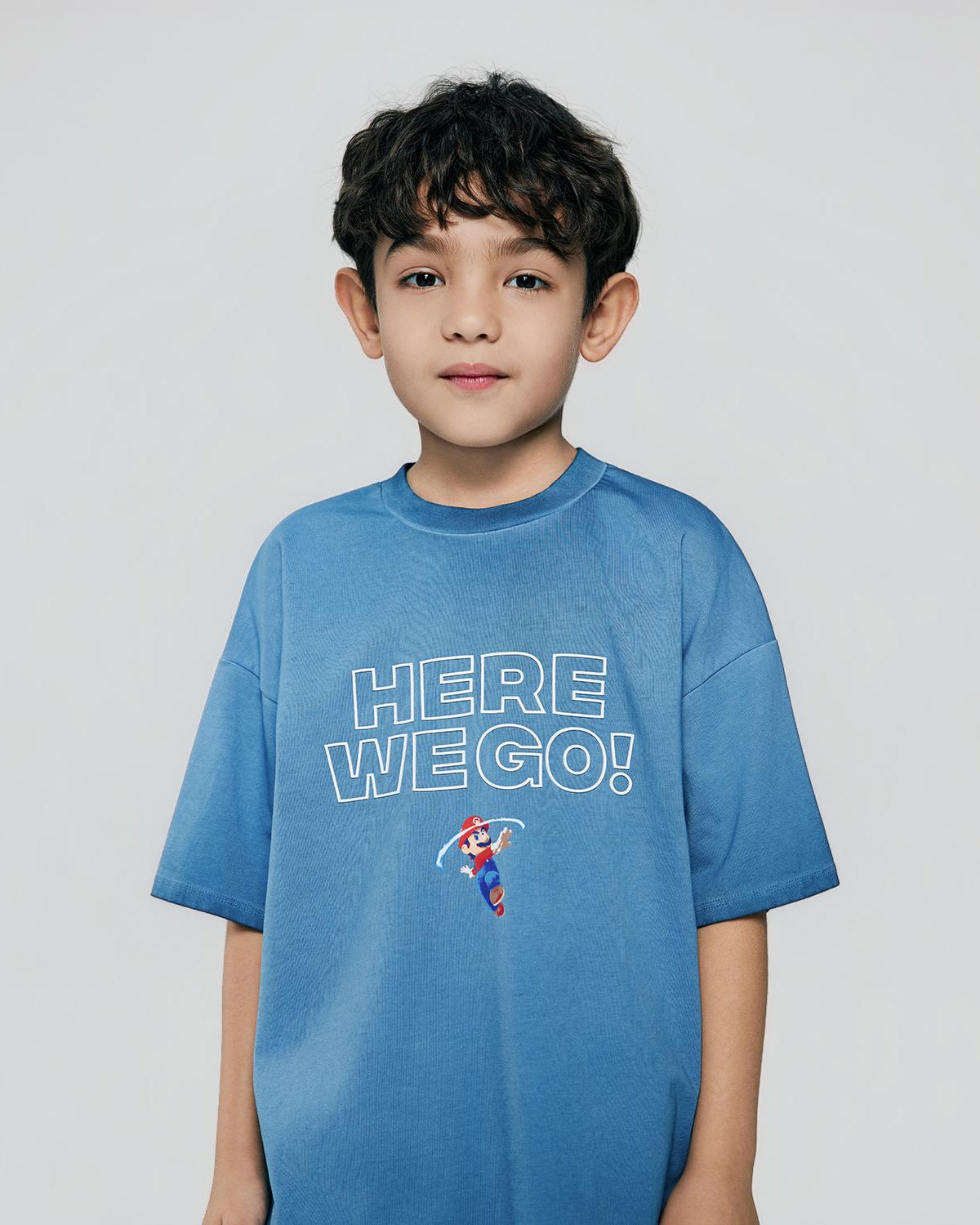 Junior Super Mario Oversized PrintTee - Image 3
