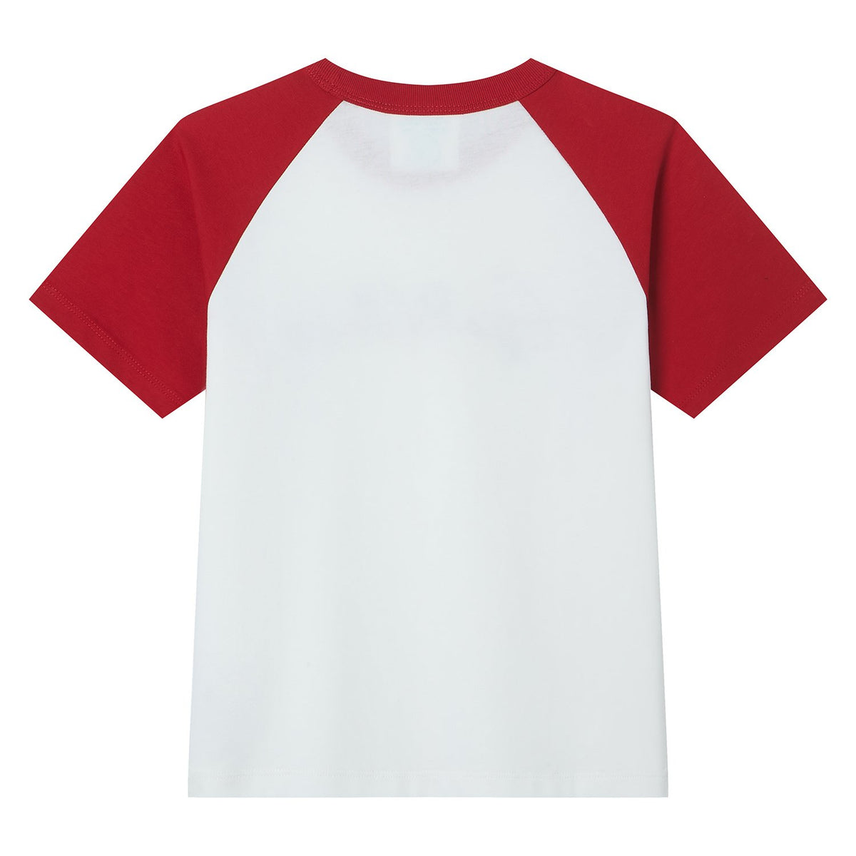 Junior's Relaxed Fit Raglan Sleeve Smurfs Print Crew Neck Tee - Image 8