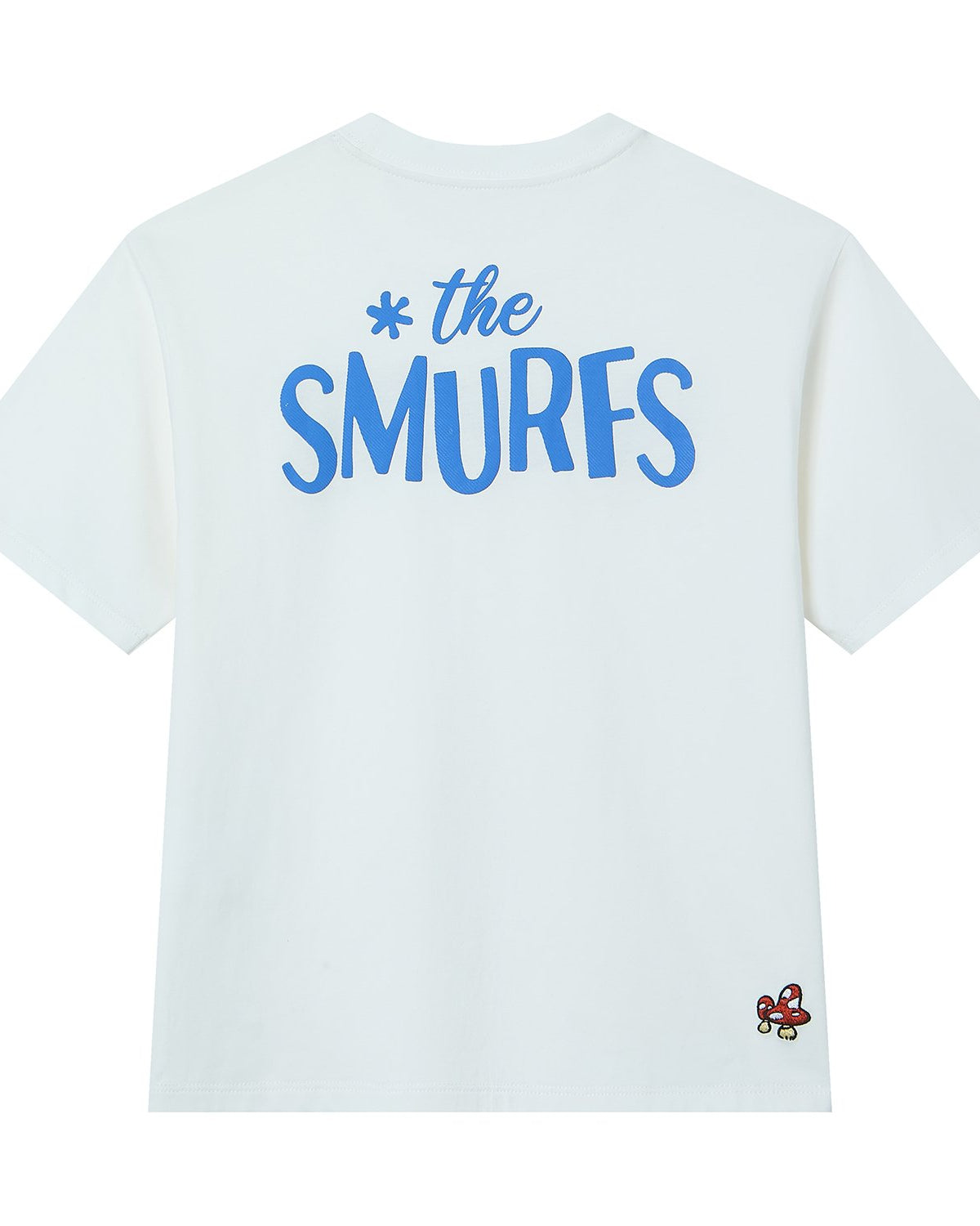 Junior's Relaxed Fit Smurfs Print Crew Neck Tee - Image 7