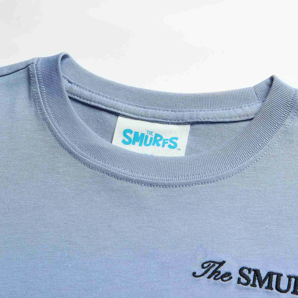 Junior's Relaxed Fit Smurfs Print Crew Neck Tee - Image 8