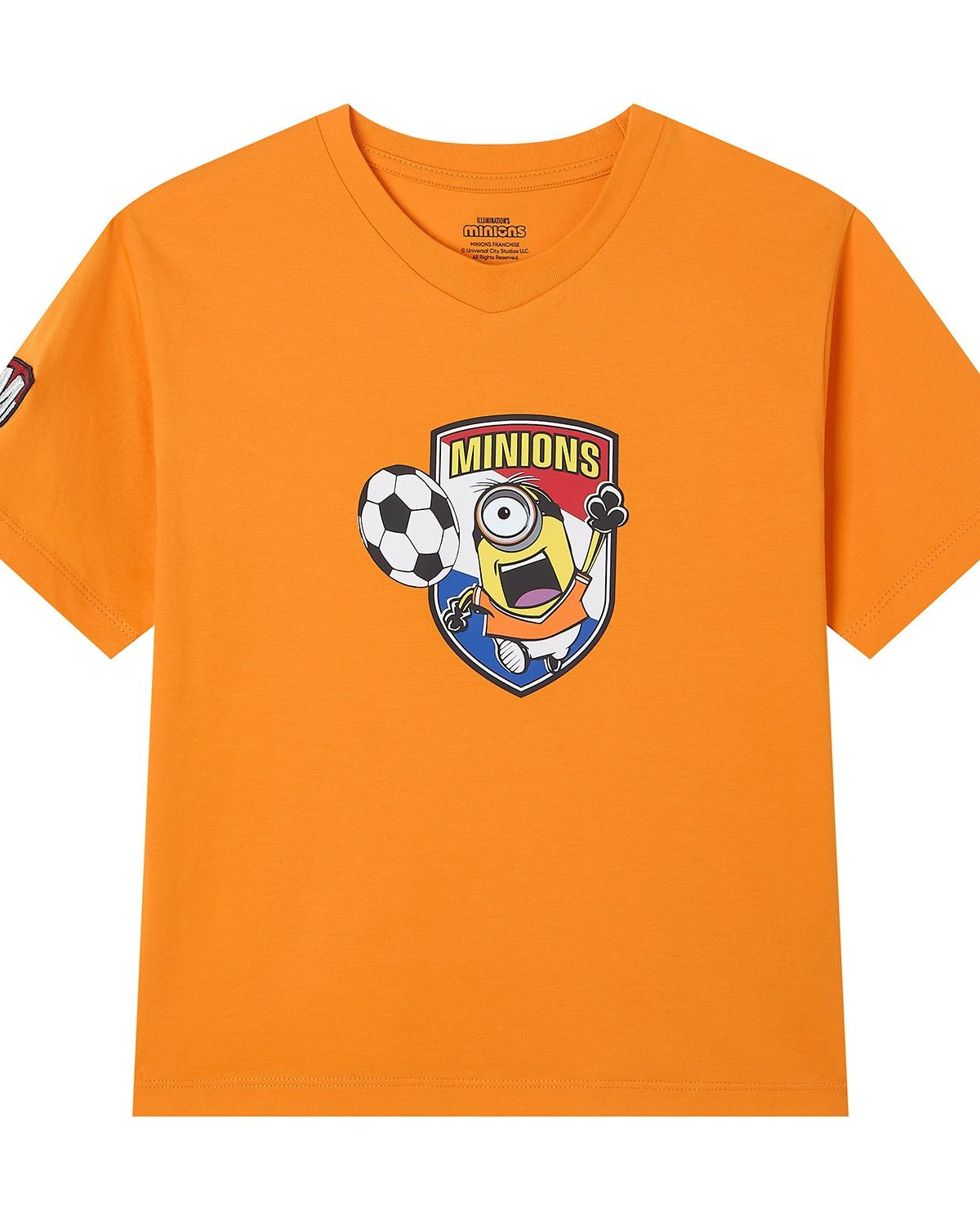 Junior Minions V Neck Relaxed Print Tee - Image 5