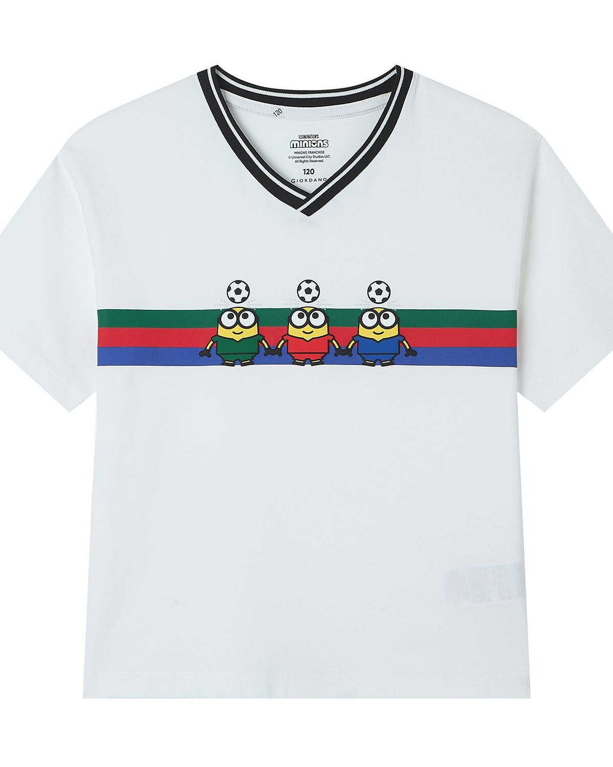 Junior Minions V Neck Relaxed Print Tee - Image 5