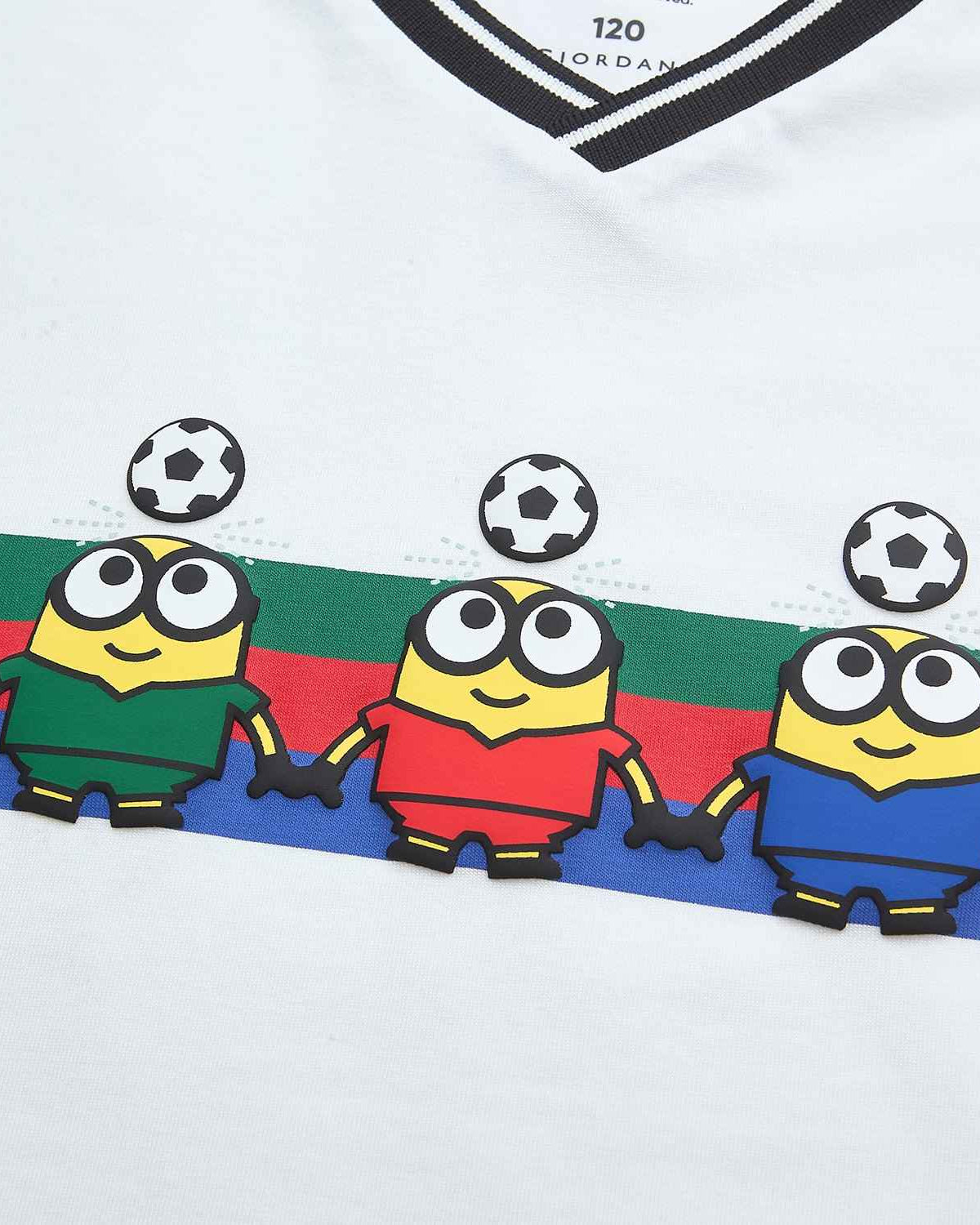 Junior Minions V Neck Relaxed Print Tee - Image 8