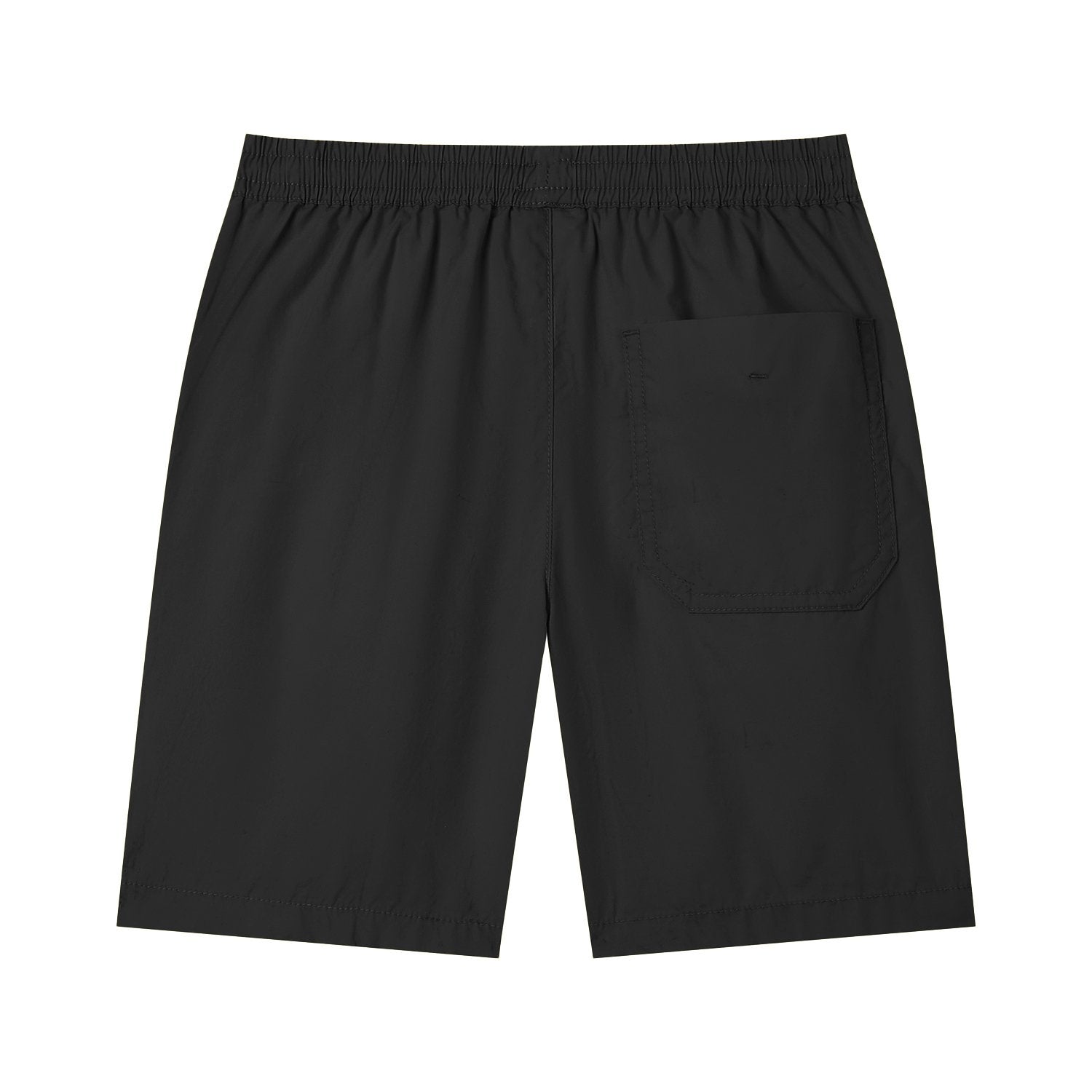 Junior's Mid-Rise Regular Fit Elastic Waist Shorts - Image 2