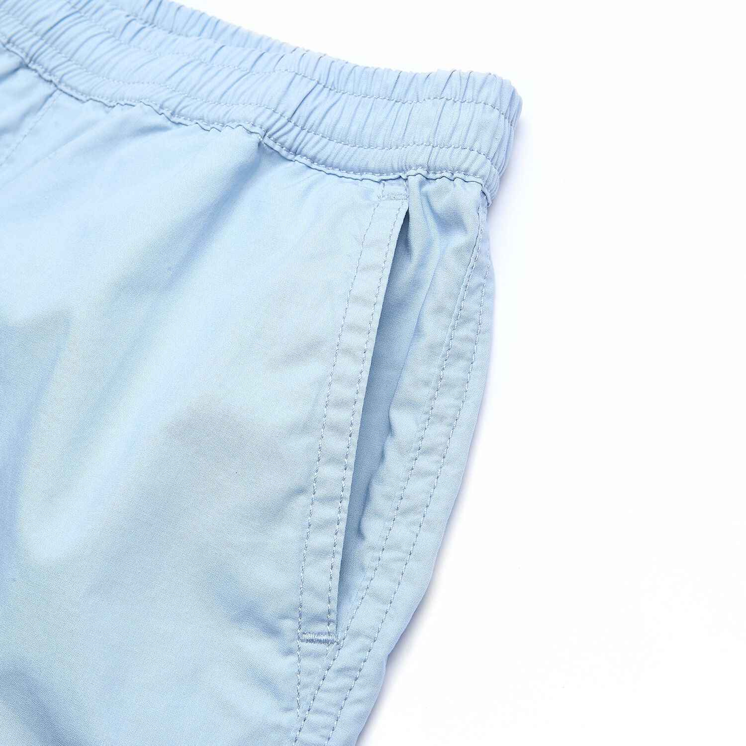 Junior's Mid-Rise Regular Fit Elastic Waist Shorts - Image 4