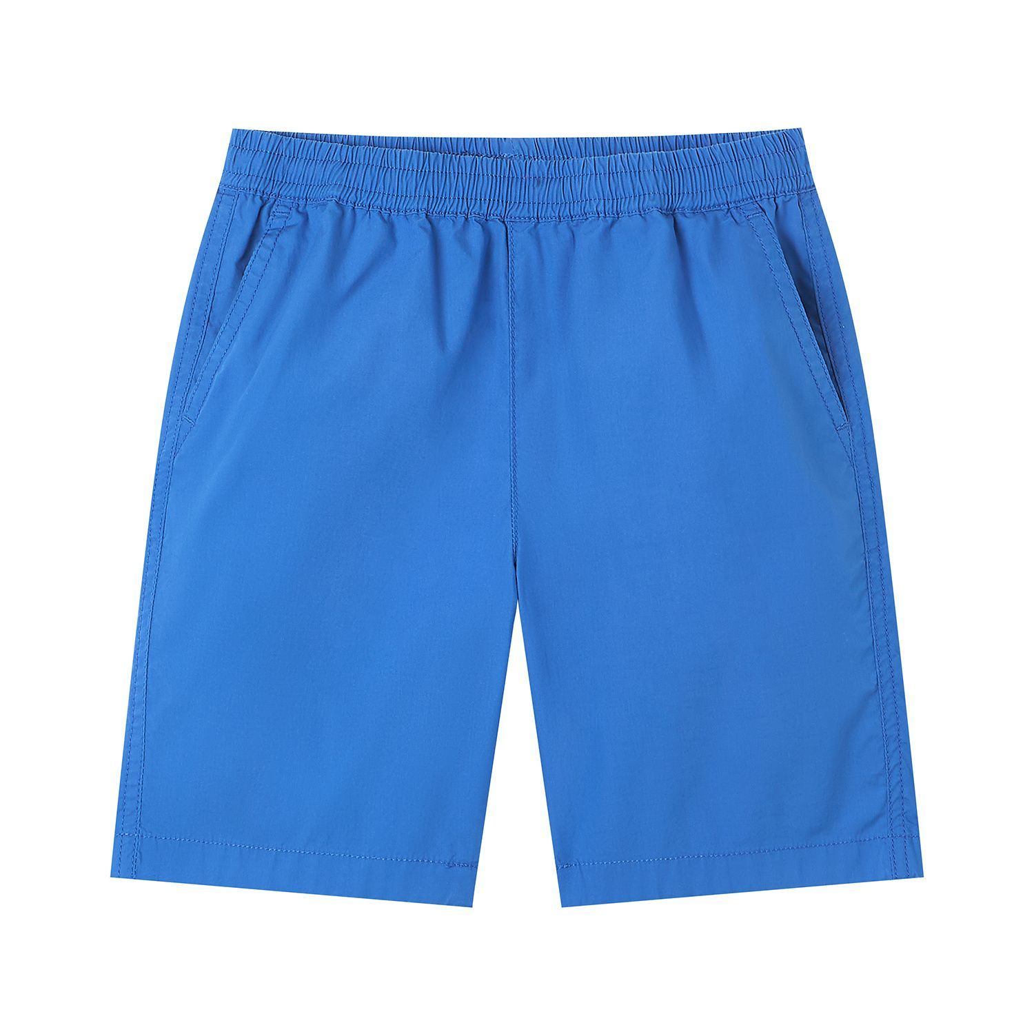 Junior's Mid-Rise Regular Fit Elastic Waist Shorts - Image 1