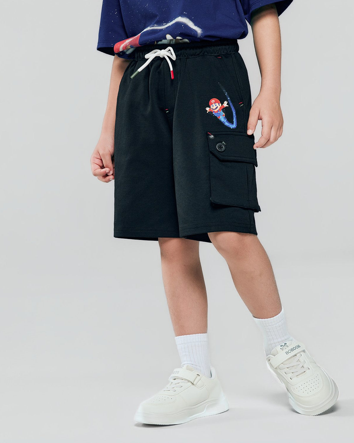 Junior Super Mario Relaxed Fit Shorts - Image 1