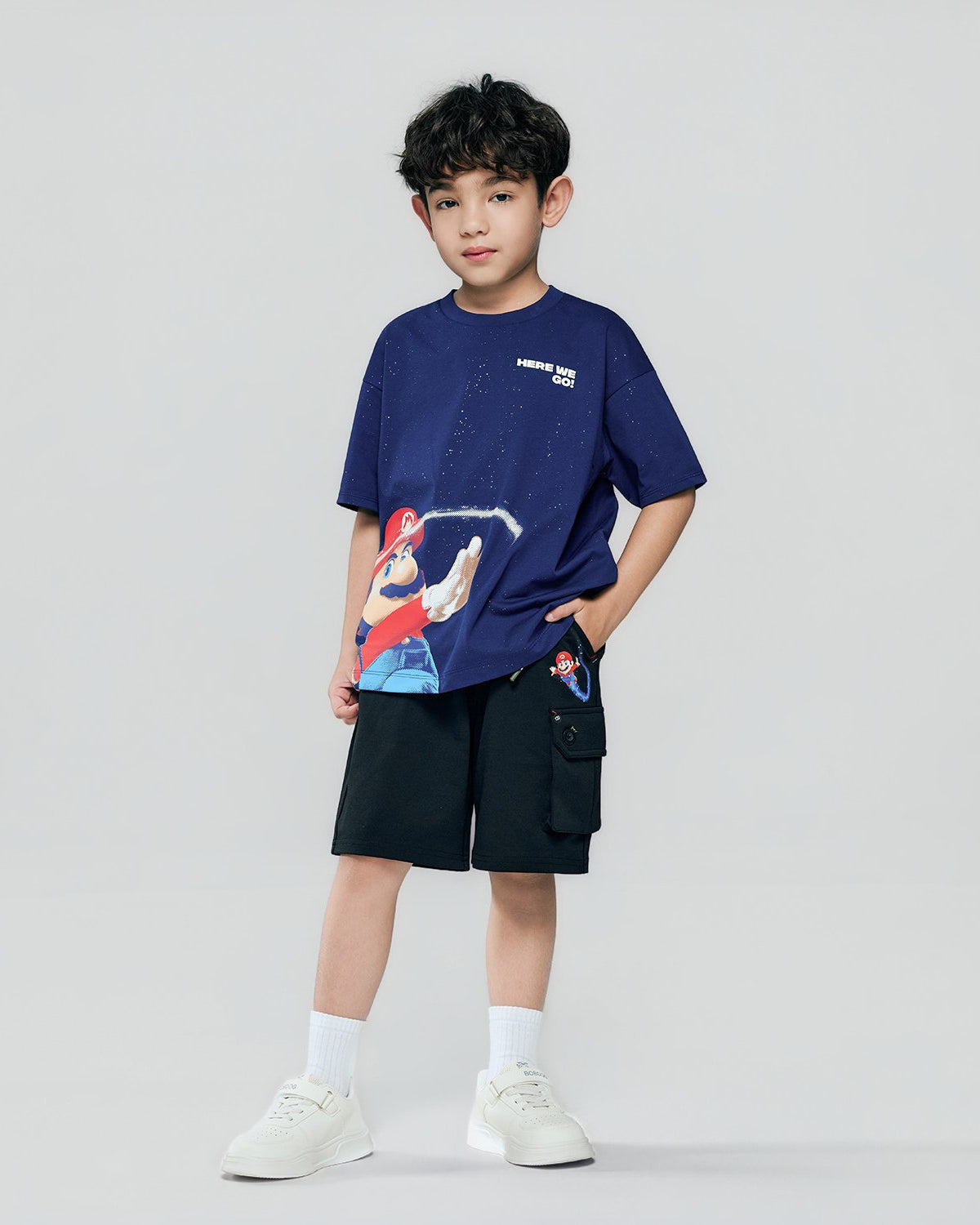 Junior Super Mario Relaxed Fit Shorts - Image 2