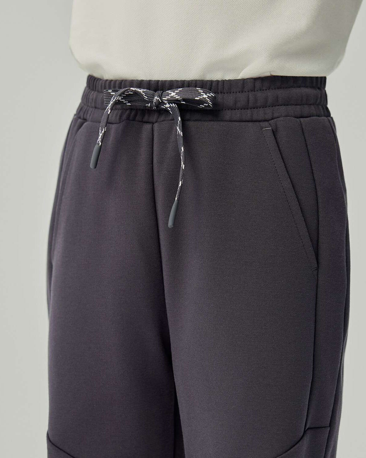 Junior's Stretch Jacquard Interlock Mid Rise Regular Fit Jogger - Image 5