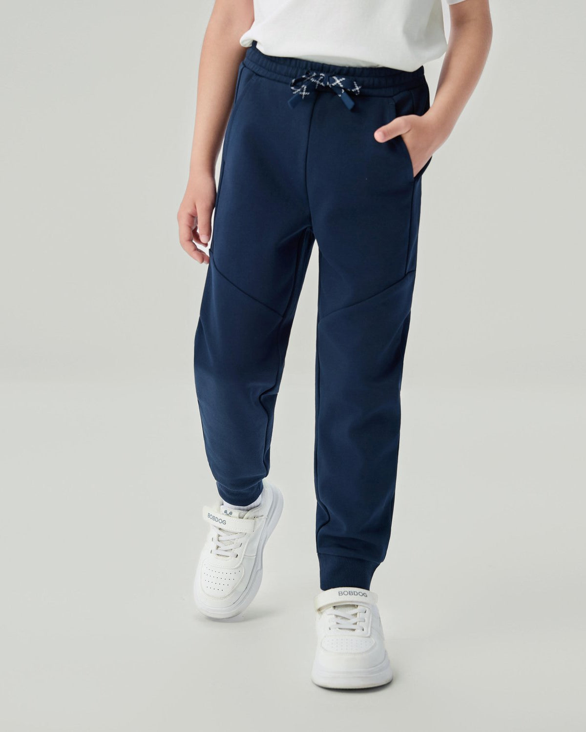 Junior's Stretch Jacquard Interlock Mid Rise Regular Fit Jogger - Image 3