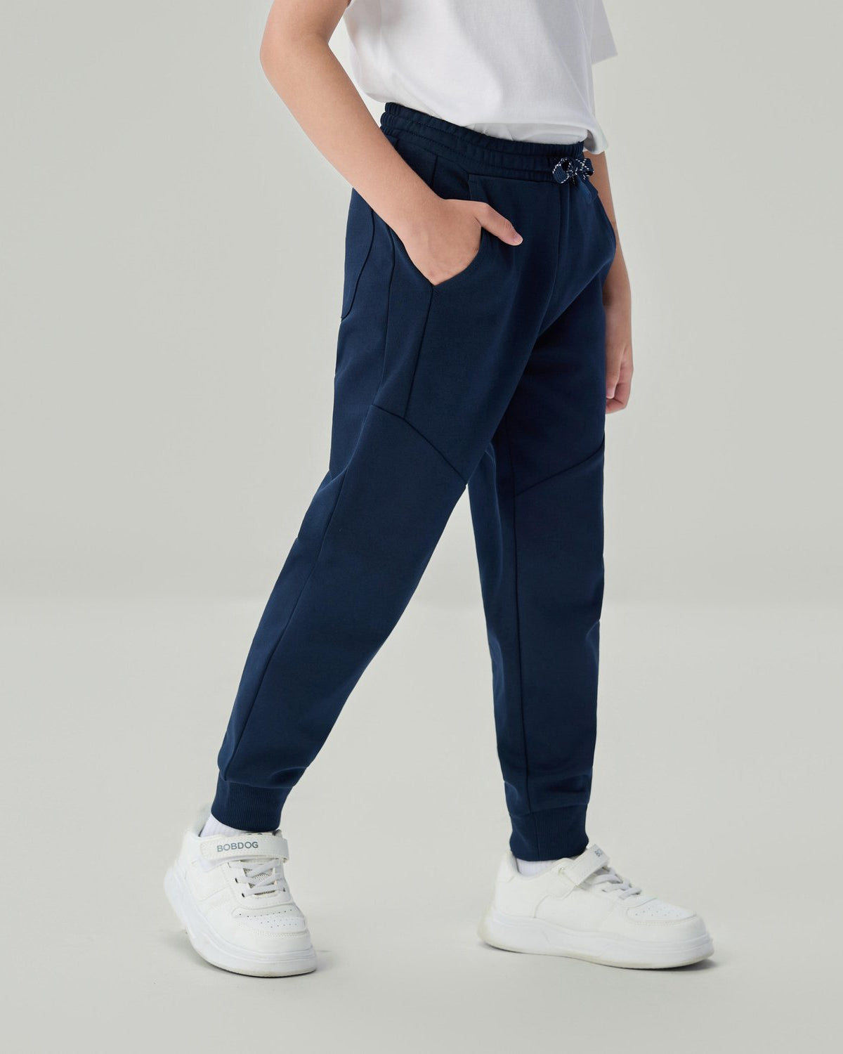 Junior's Stretch Jacquard Interlock Mid Rise Regular Fit Jogger - Image 5