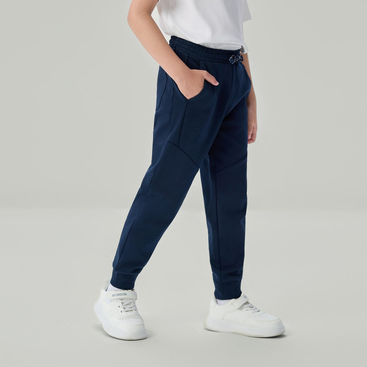 Junior's Stretch Jacquard Interlock Mid Rise Regular Fit Jogger - Image 5