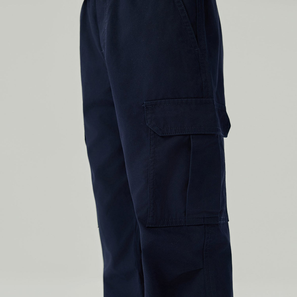 Junior's Relaxed Straight Elastic Waist Pants - Image 5
