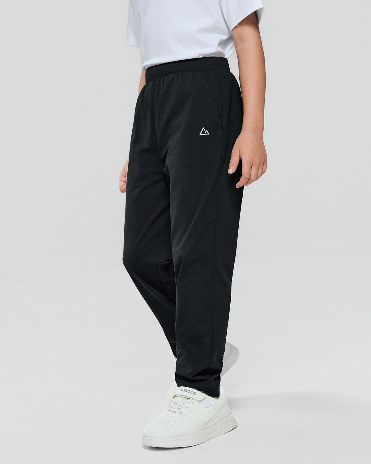 Junior Polyester Mid Rise Regular Taper Elastic Waist Jogger - Image 7