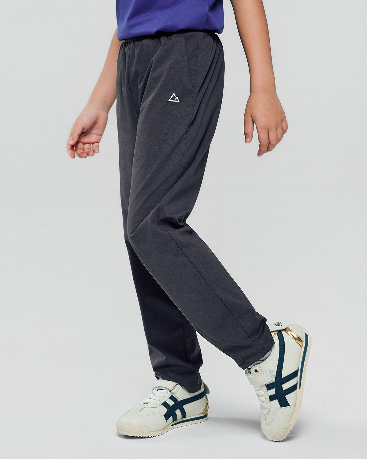 Junior Polyester Mid Rise Regular Taper Elastic Waist Jogger - Image 7