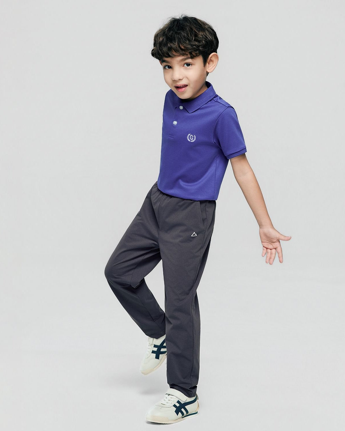 Junior Polyester Mid Rise Regular Taper Elastic Waist Jogger - Image 8