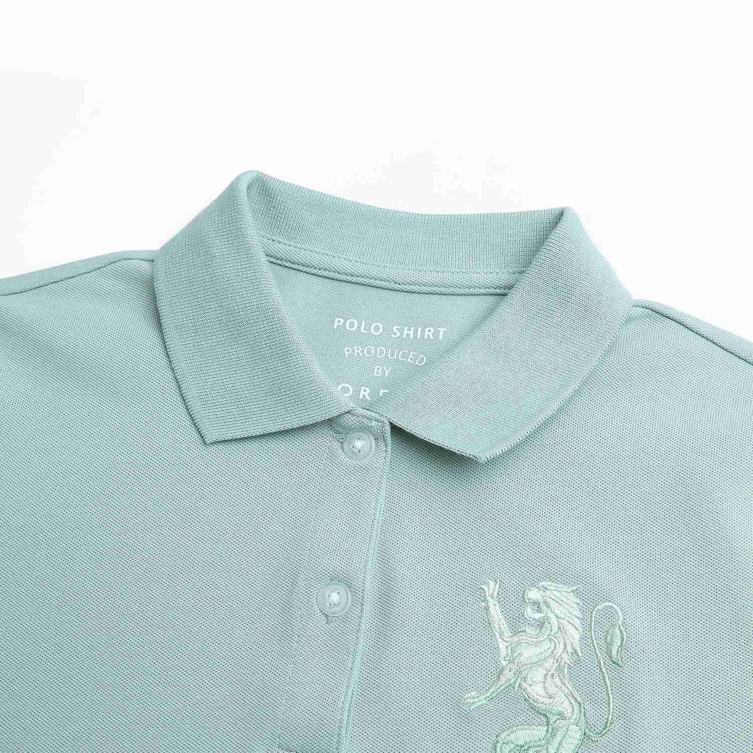 Women's Slim Fit Embroidered 3D Lion Polo - Image 8