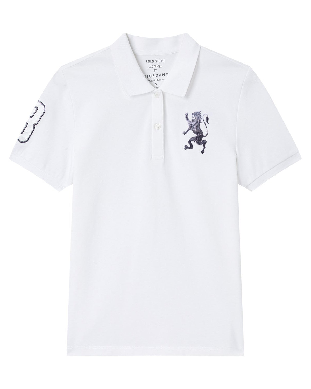 Women's Slim Fit Embroidered 3D Lion Polo - Image 6