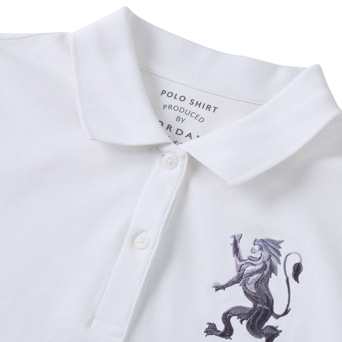 Women's Slim Fit Embroidered 3D Lion Polo - Image 8