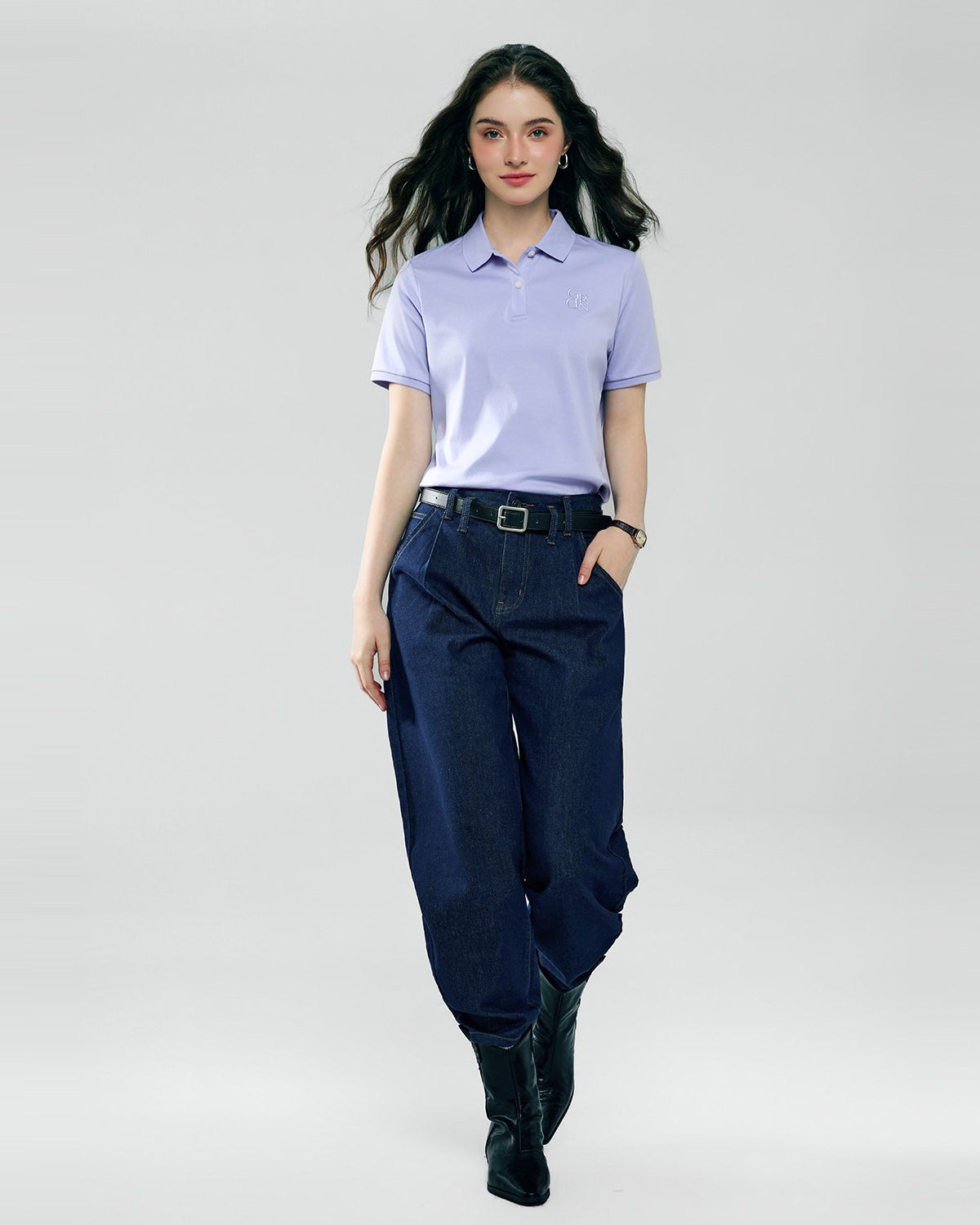 Women's Cotton Liquid Touch Polo - Image 1