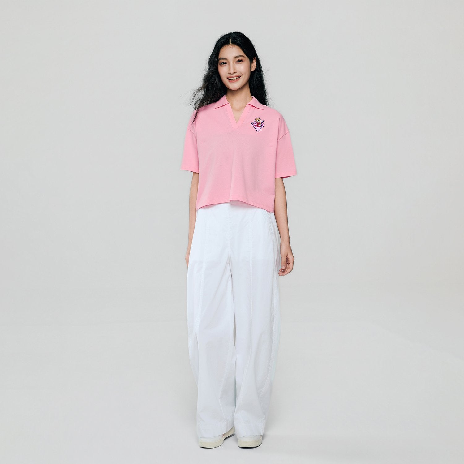 Women Mario Loose Fit Polo - Image 1