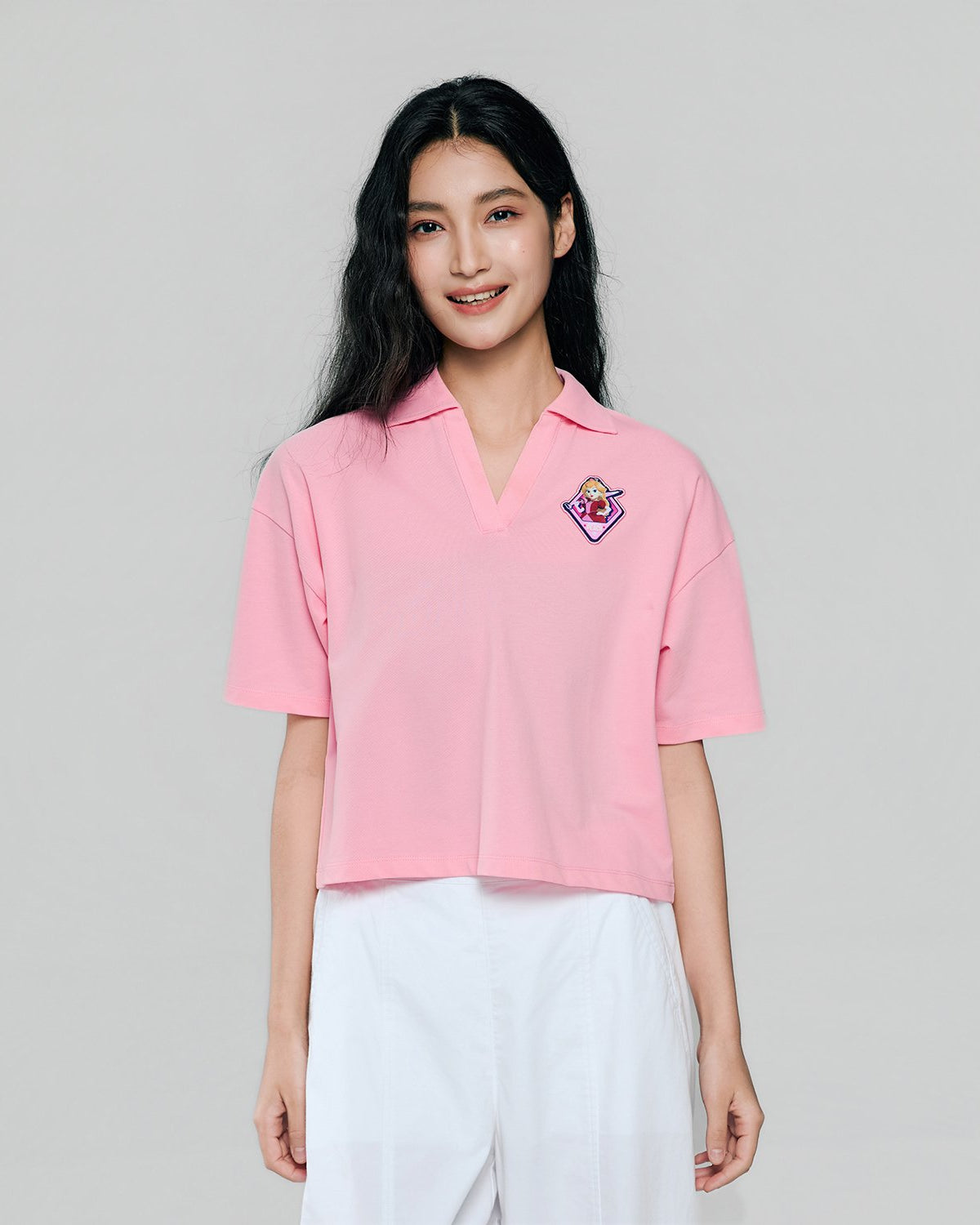 Women Mario Loose Fit Polo - Image 2
