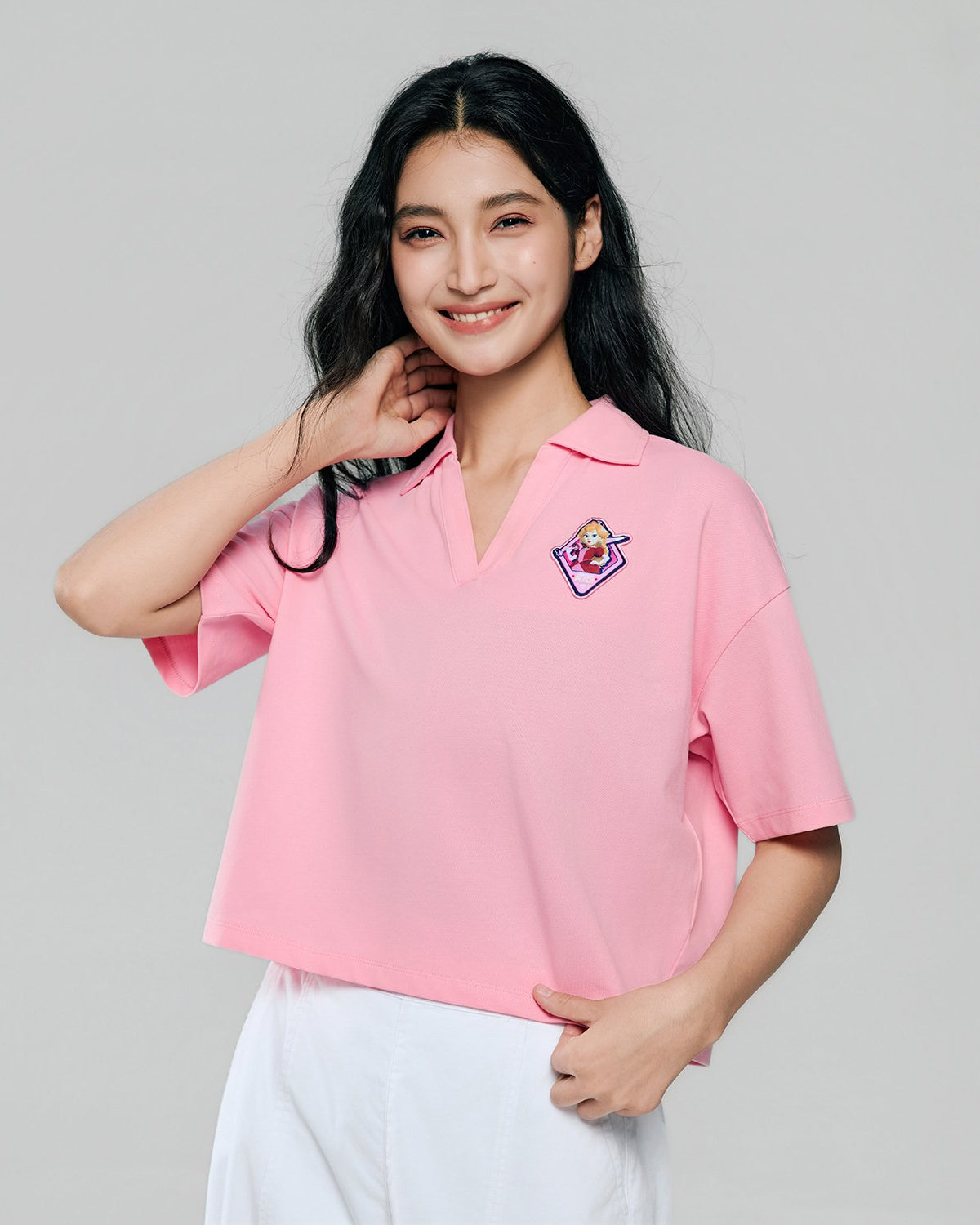Women Mario Loose Fit Polo - Image 3