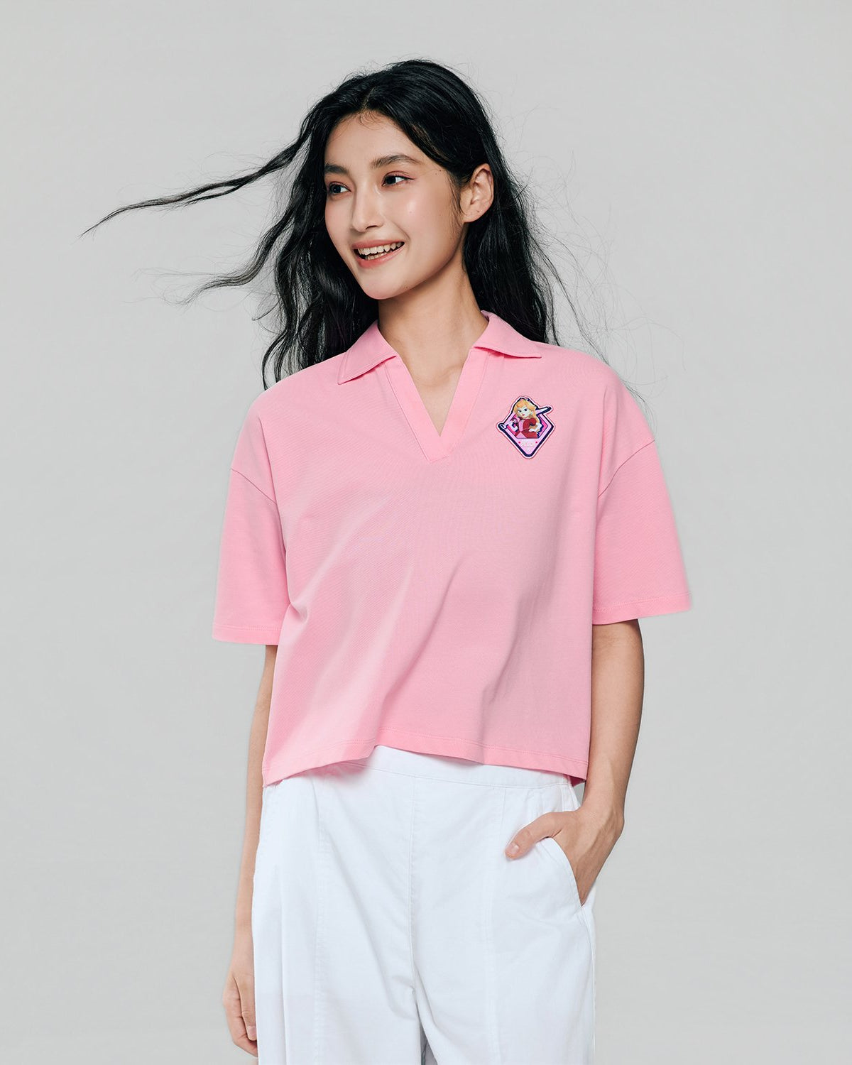 Women Mario Loose Fit Polo - Image 4